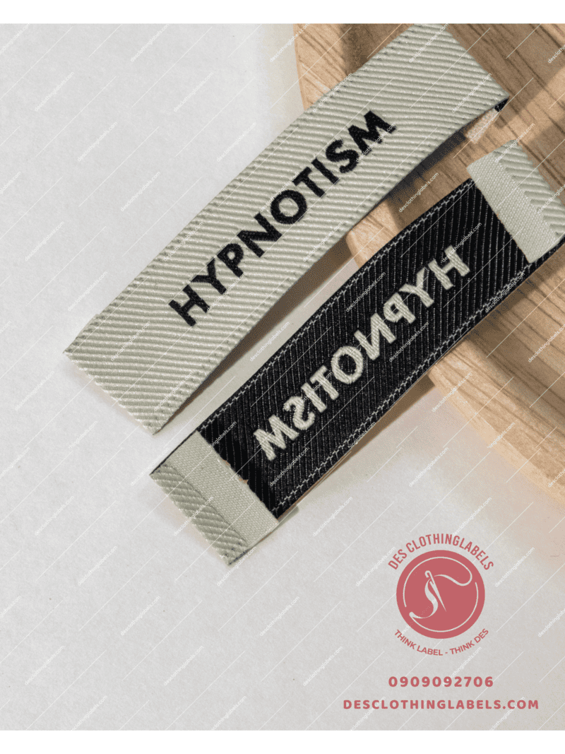 Nhãn dệt gân xéo - Hiệu ứng tinh tế và sang trọng