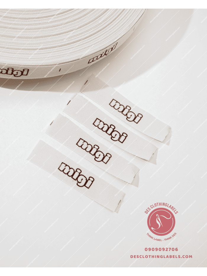 In nhãn mác cotton - Giải pháp nhãn in được nhiều shop thời trang ưu chuộng đặt hàng tại Des ClothingLabels