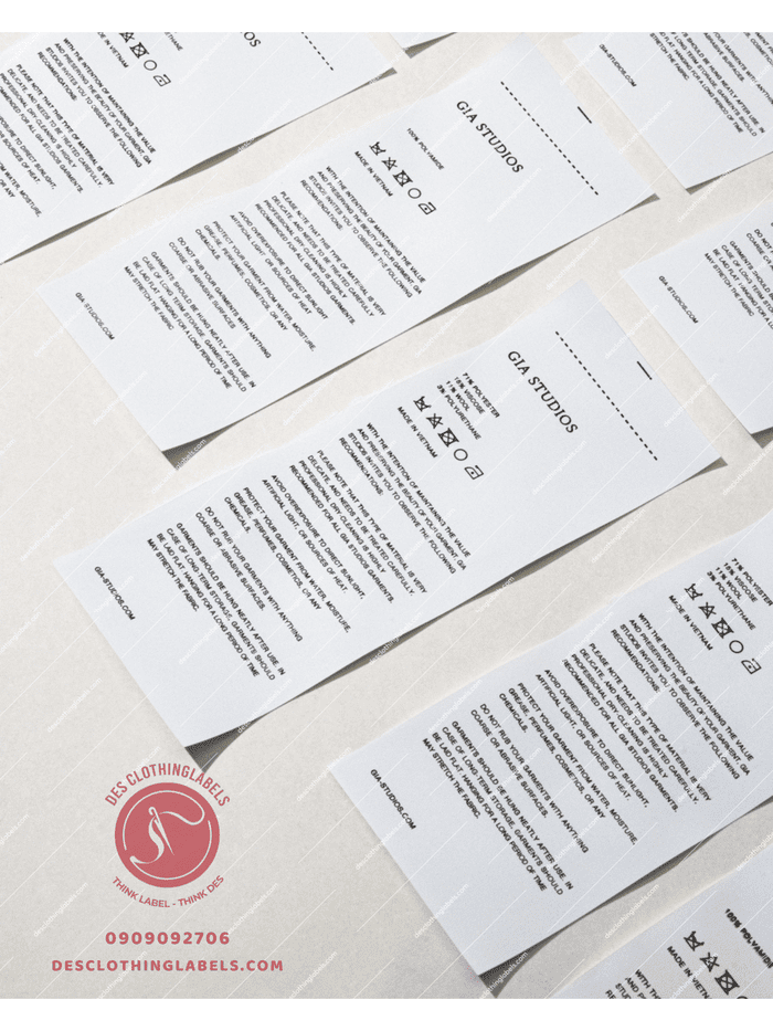 Cách chọn nhãn mác quần áo phù hợp cho các local brand