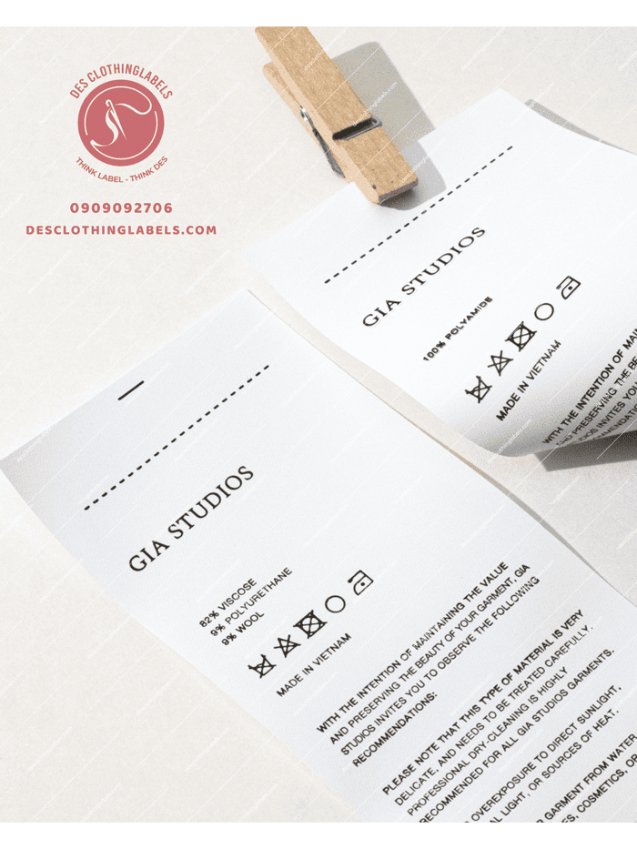 Cần những thông tin gì trên nhãn mác quần áo