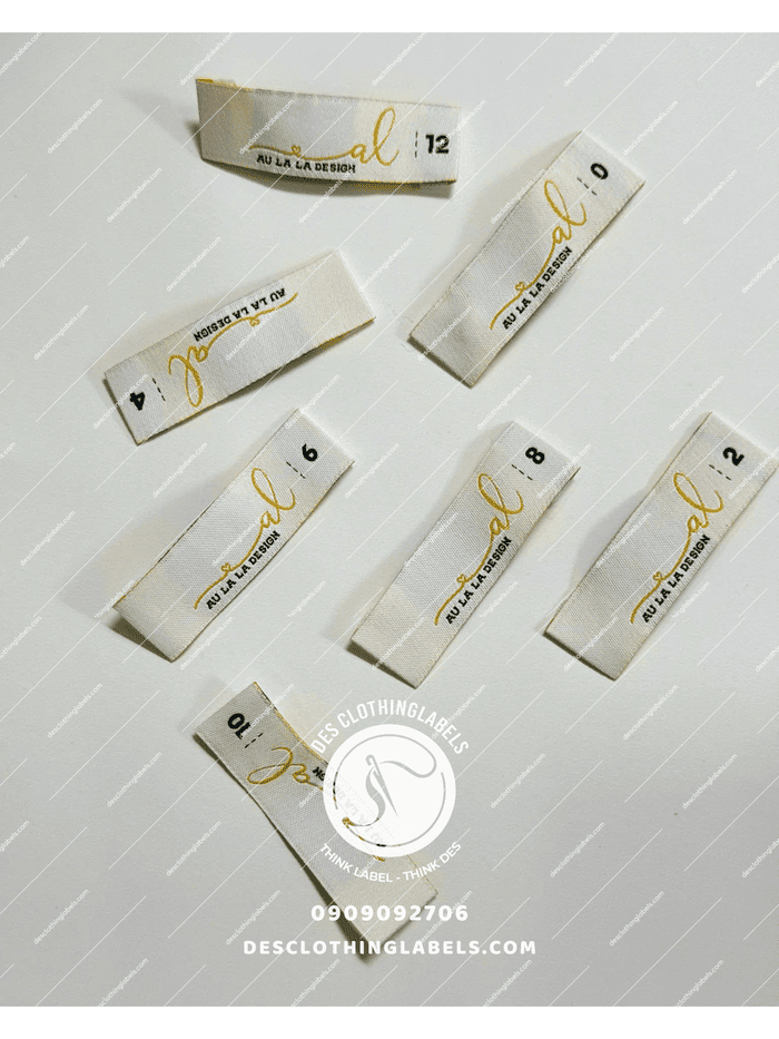 Nhãn dệt được nhiều brand thời trang lựa chọn về độ bền và thẩm mỹ so với nhãn in